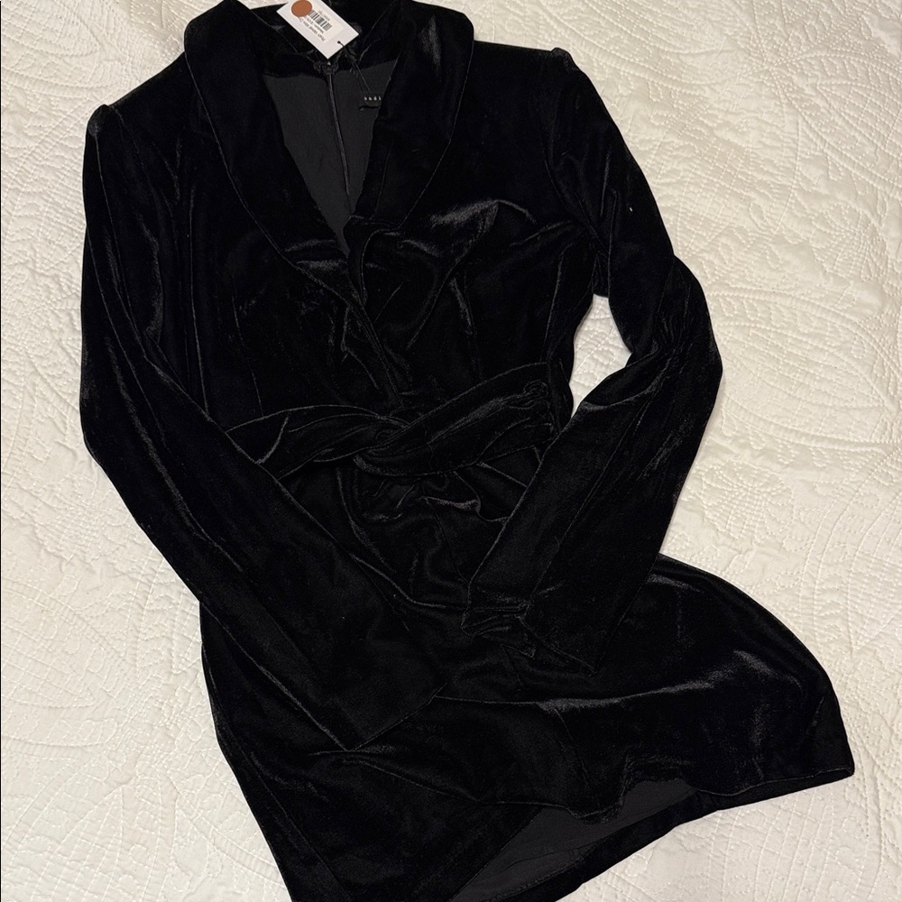 Endless Rose Black Long Sleeve Dress